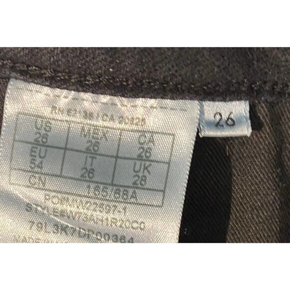 Guess Skinny Ankle Dark Was Distressed Jeans - Picture 6 of 8